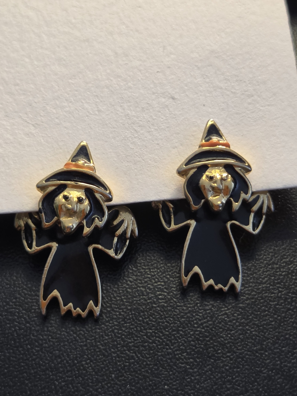 Spooky Chic Vintage Witch Earrings / Charms 🎃🧙‍♀️